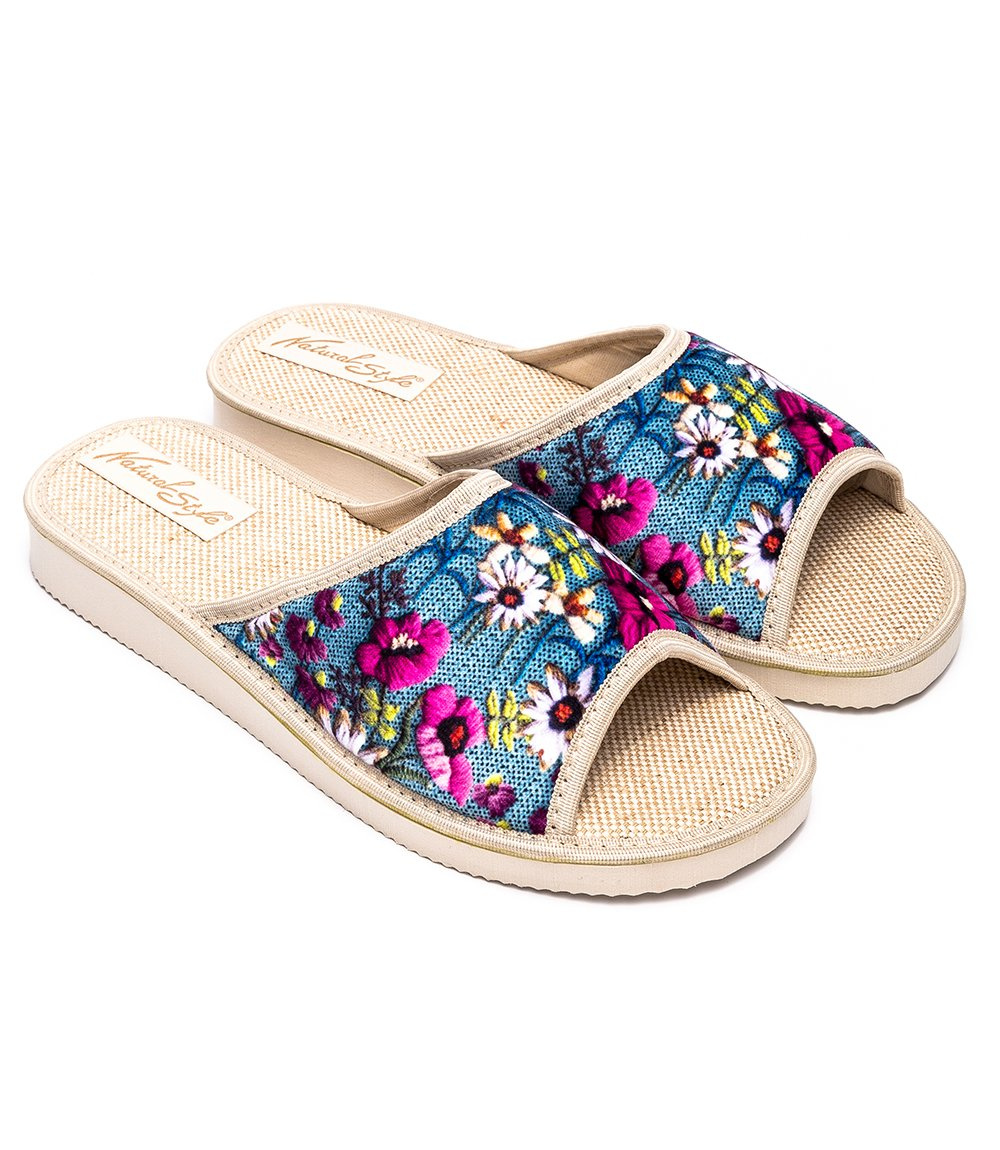Dámske papuče Natural Style NS-039 modré