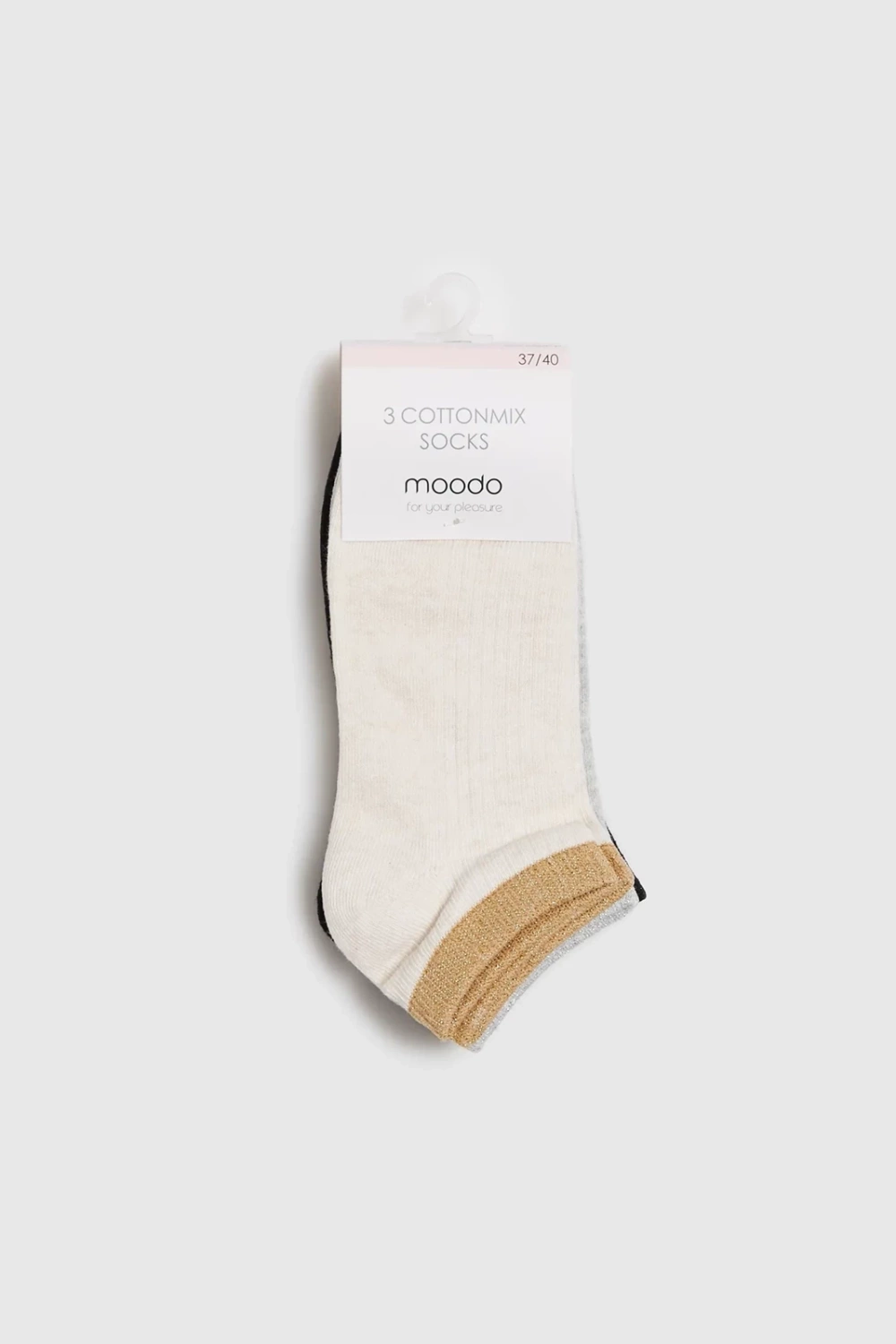 Marisse Women's Socks Z-Sk-4505 L.Beige Mel