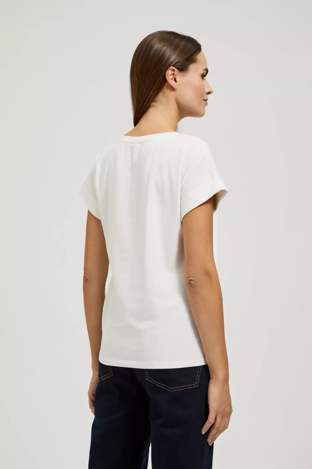Marisse Women's Blouse L-Ts-4329 Off White