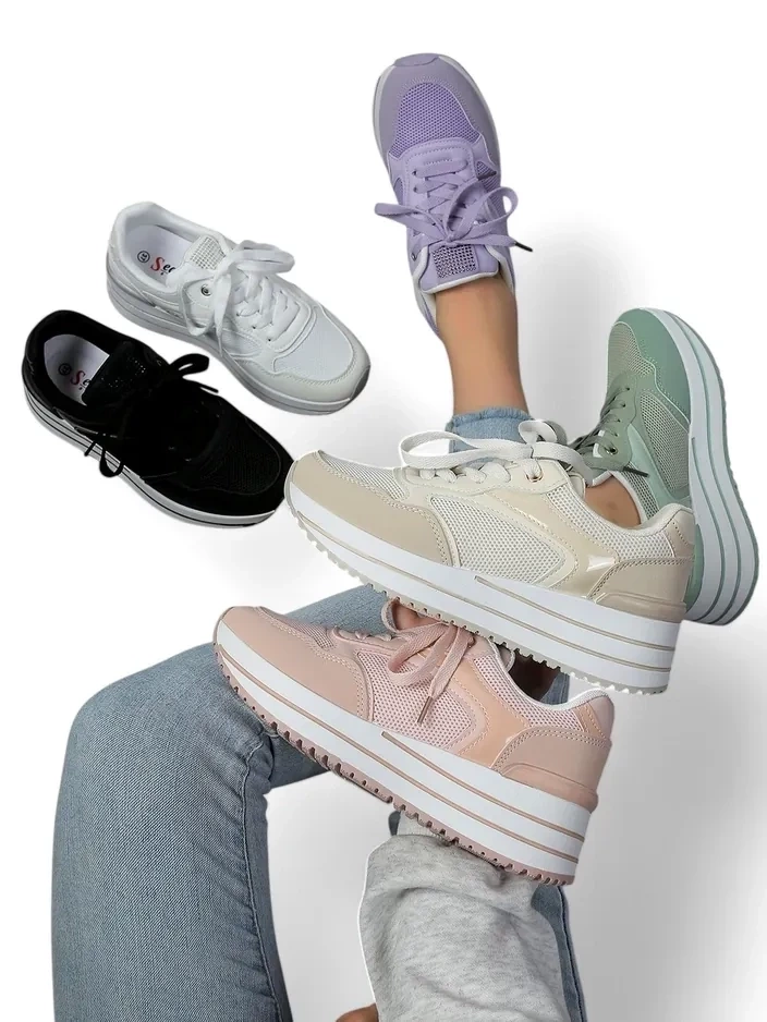 Resti Women's sporty platform sneakers Revided