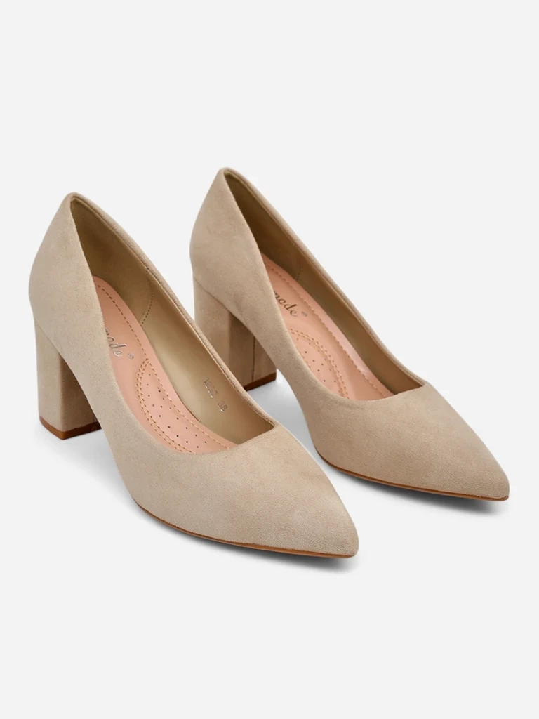 Resti Women's eco suede heeled pumps Ugandes