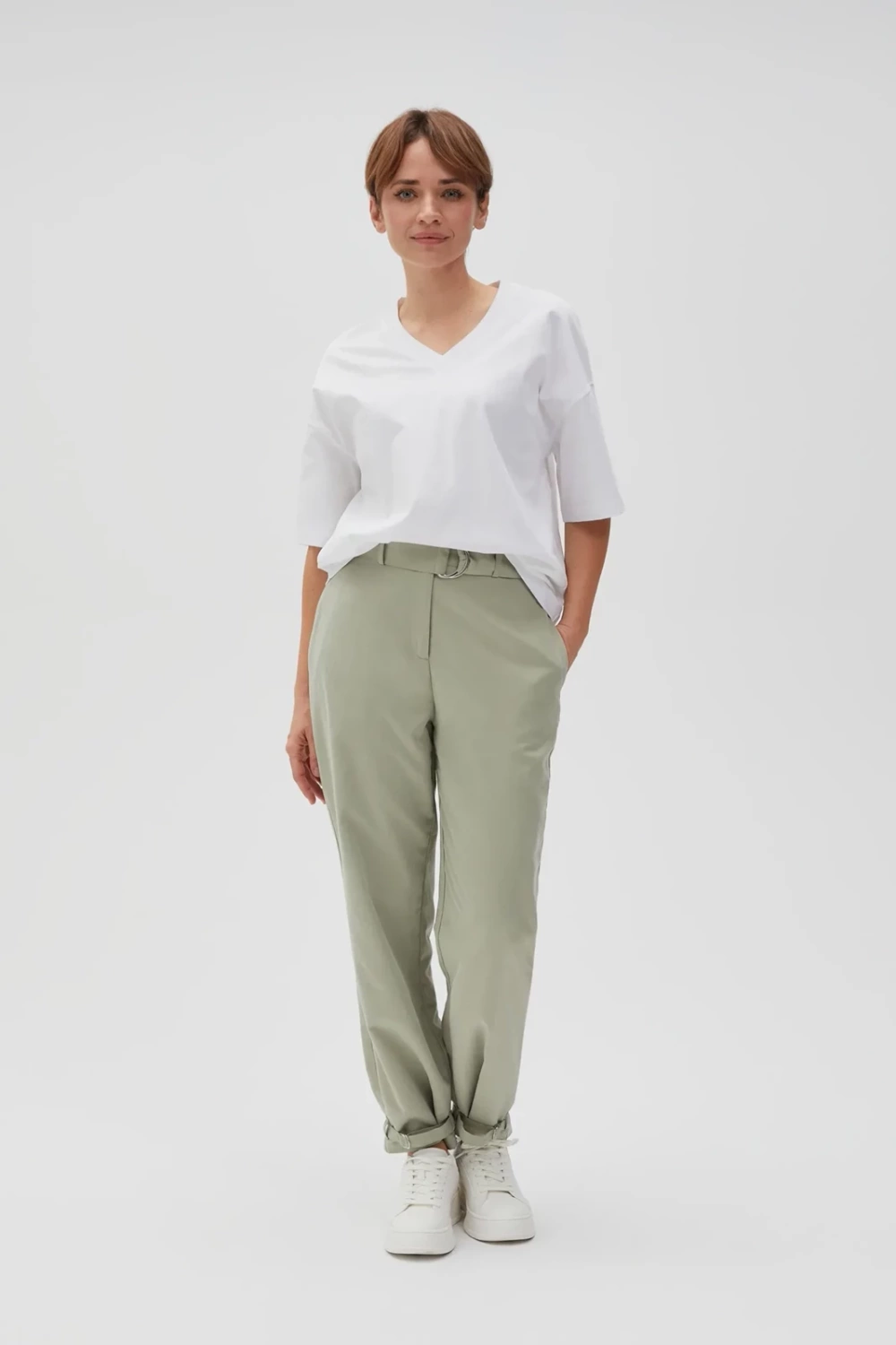 Marisse Women's T-Shirt L-Ts-4613 White
