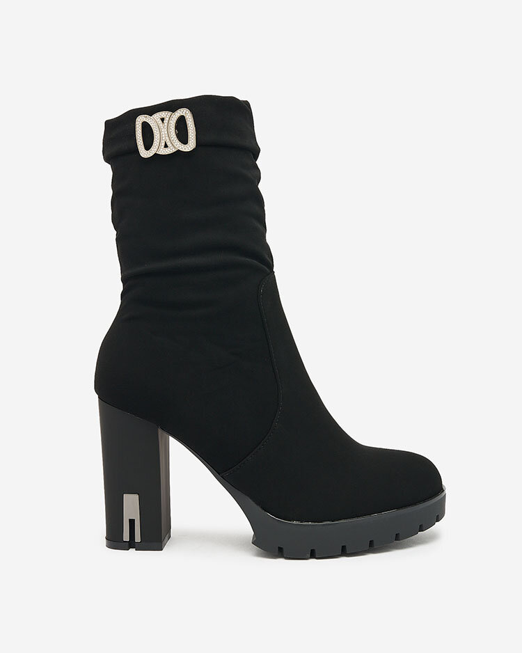 Resti Matte Black Women&#039;s Beroled Stiletto Boots