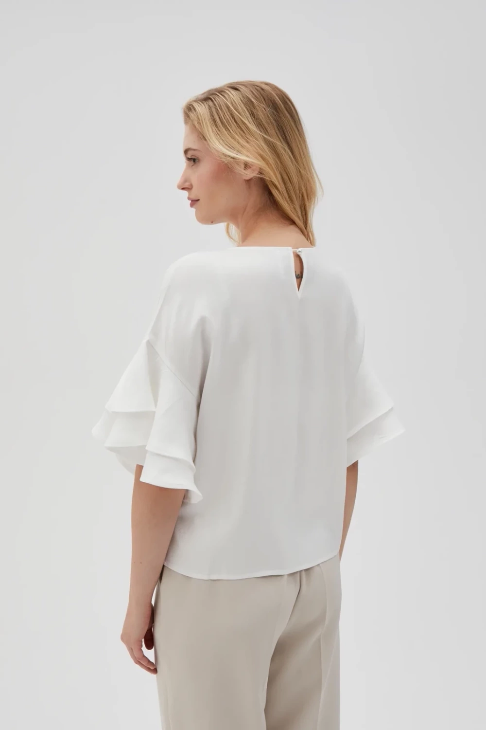 Marisse Women&#039;s Shirt L-Ko-4631 Off White