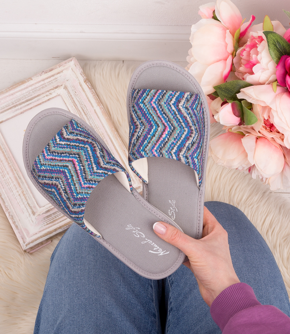 Дамски чехли Natural Style NS-090 Сиви