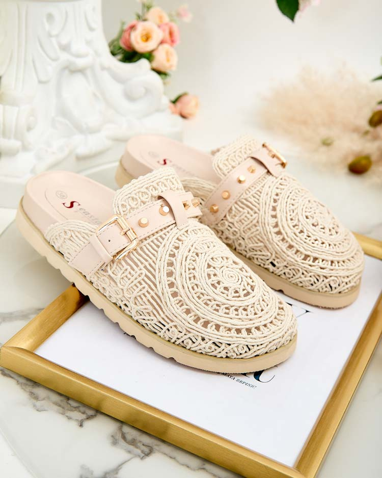 Resti Royalfashion Women&#039;s flip-flops with embroidery Leronip