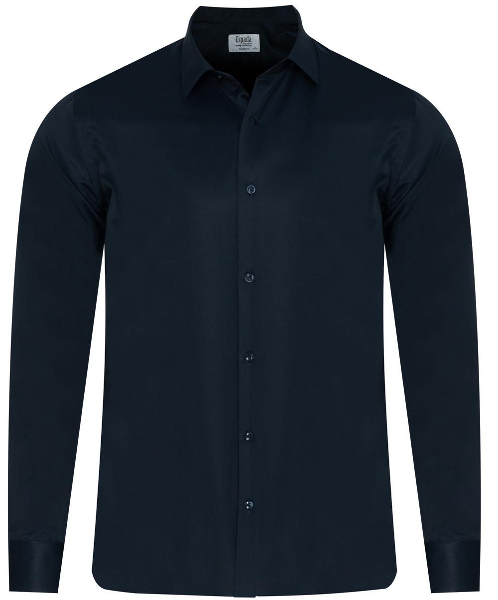 Espada - Pánska košeľa Regular Fit - Navy Blue
