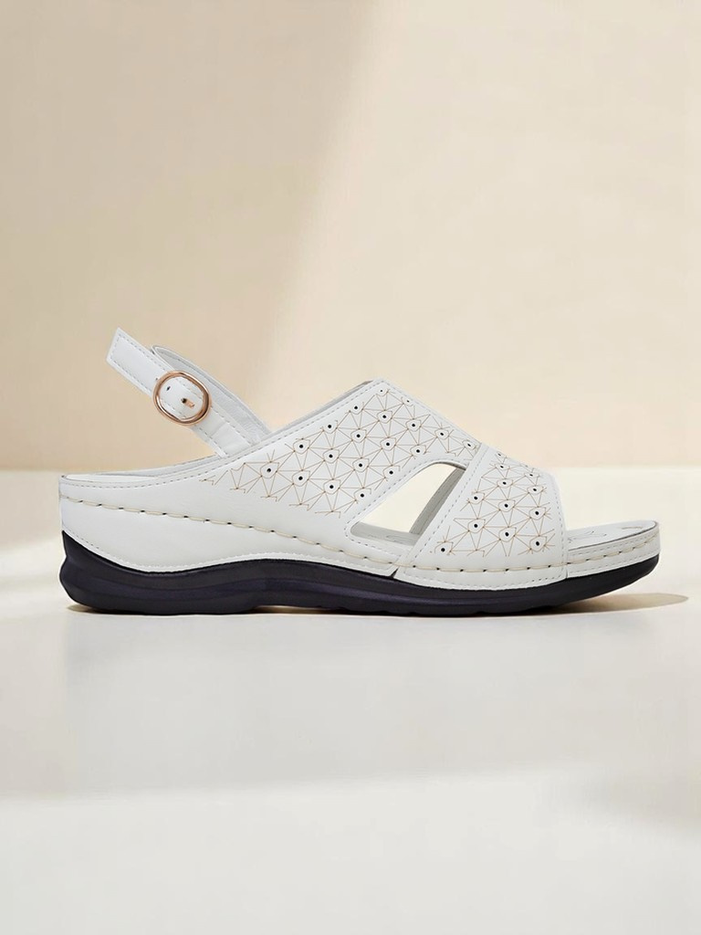 Resti Royal Fashion Women&#039;s comfortable and chic sandals with a low wedge heel