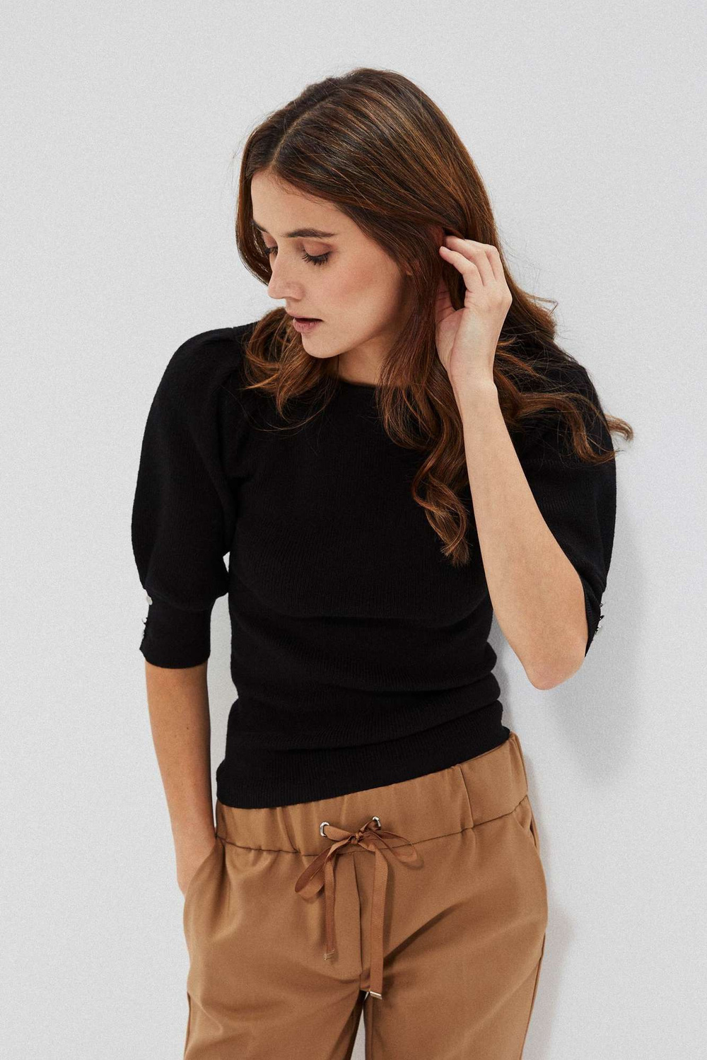 Marisse Cigarette Trousers Z-Sp-3613 Caramel