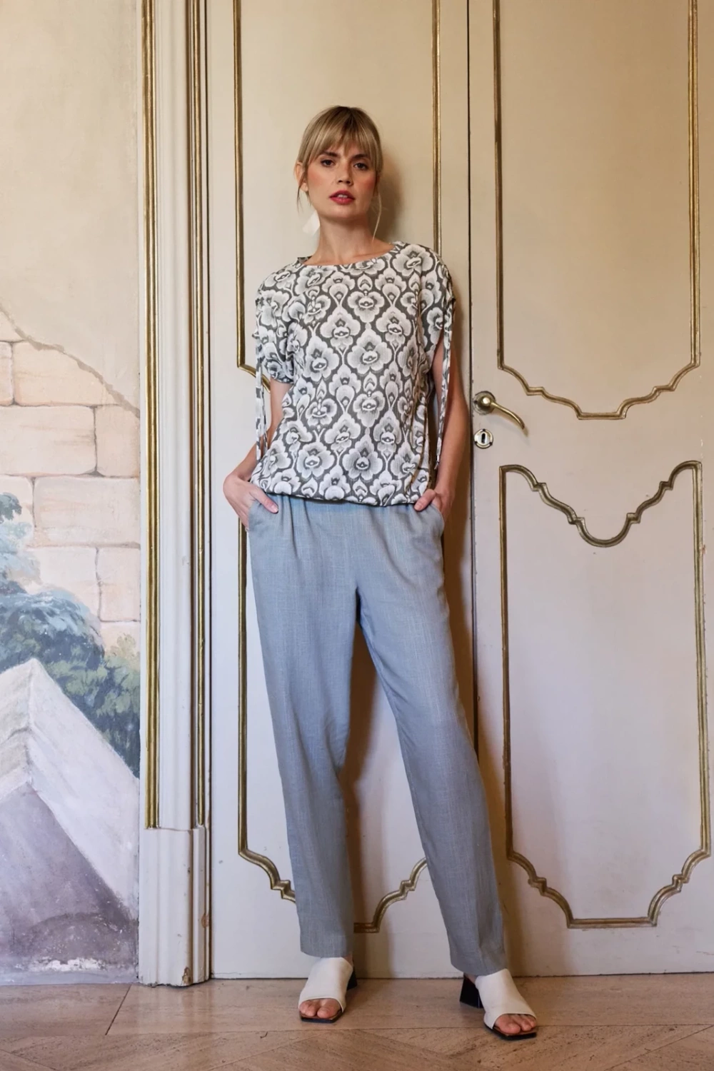 Marisse Women's T-Shirt L-Ts-4674 Olive