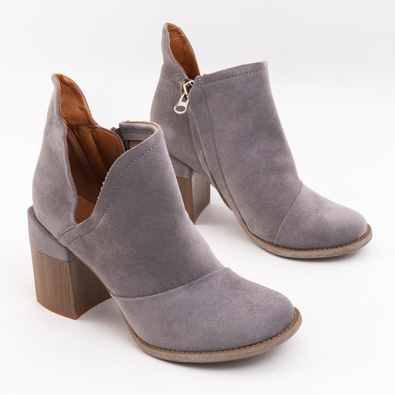 Resti Grey women&#039;s cutout boots Plinara - Footwear