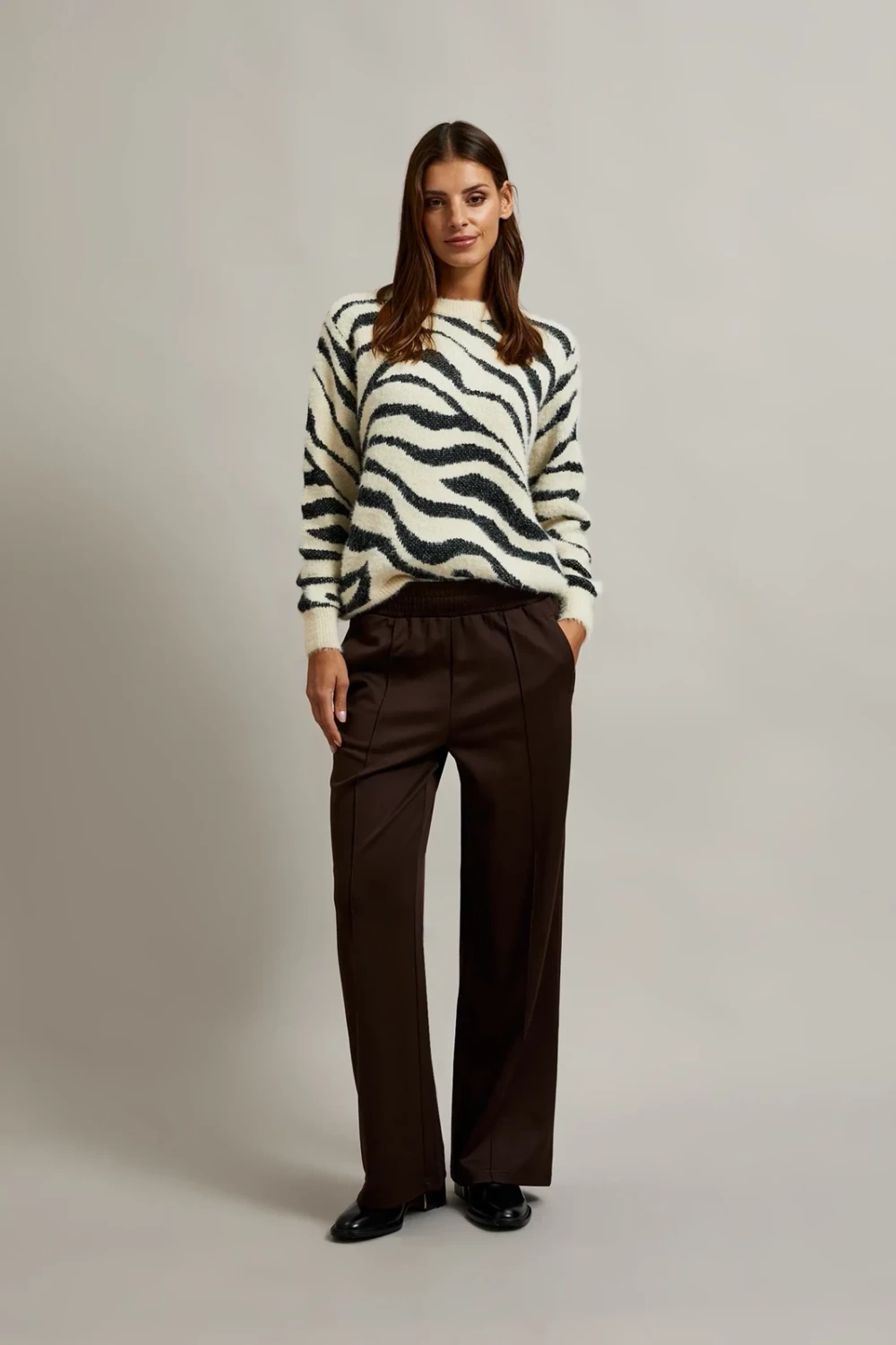 Marisse Women's Trousers Z-Sp-4509 Brown