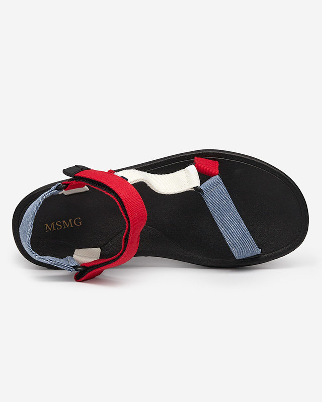 Resti Red Women&#039;s Ojo Fabric Sandals