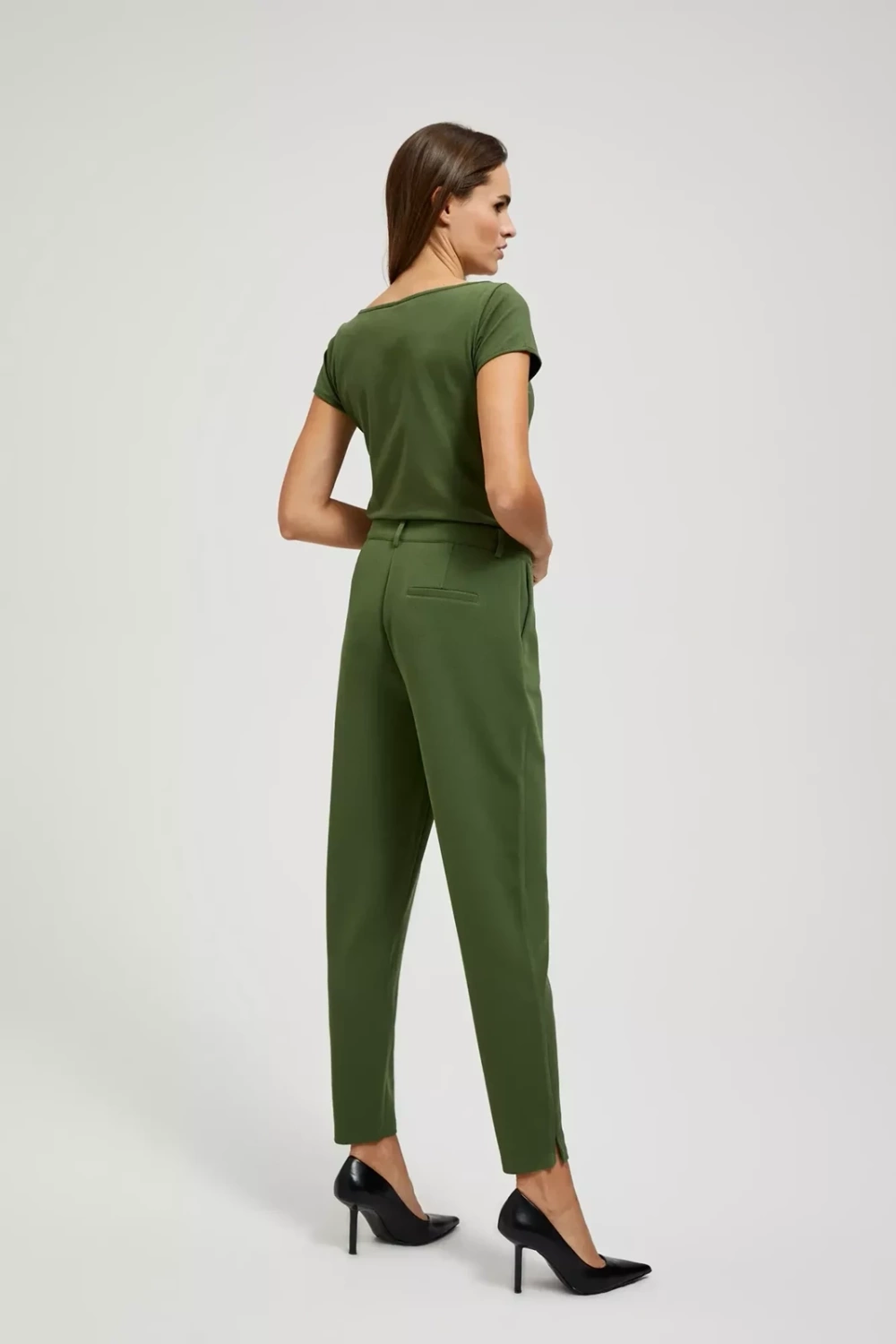Marisse Women's Trousers L-Sp-4306 Khaki