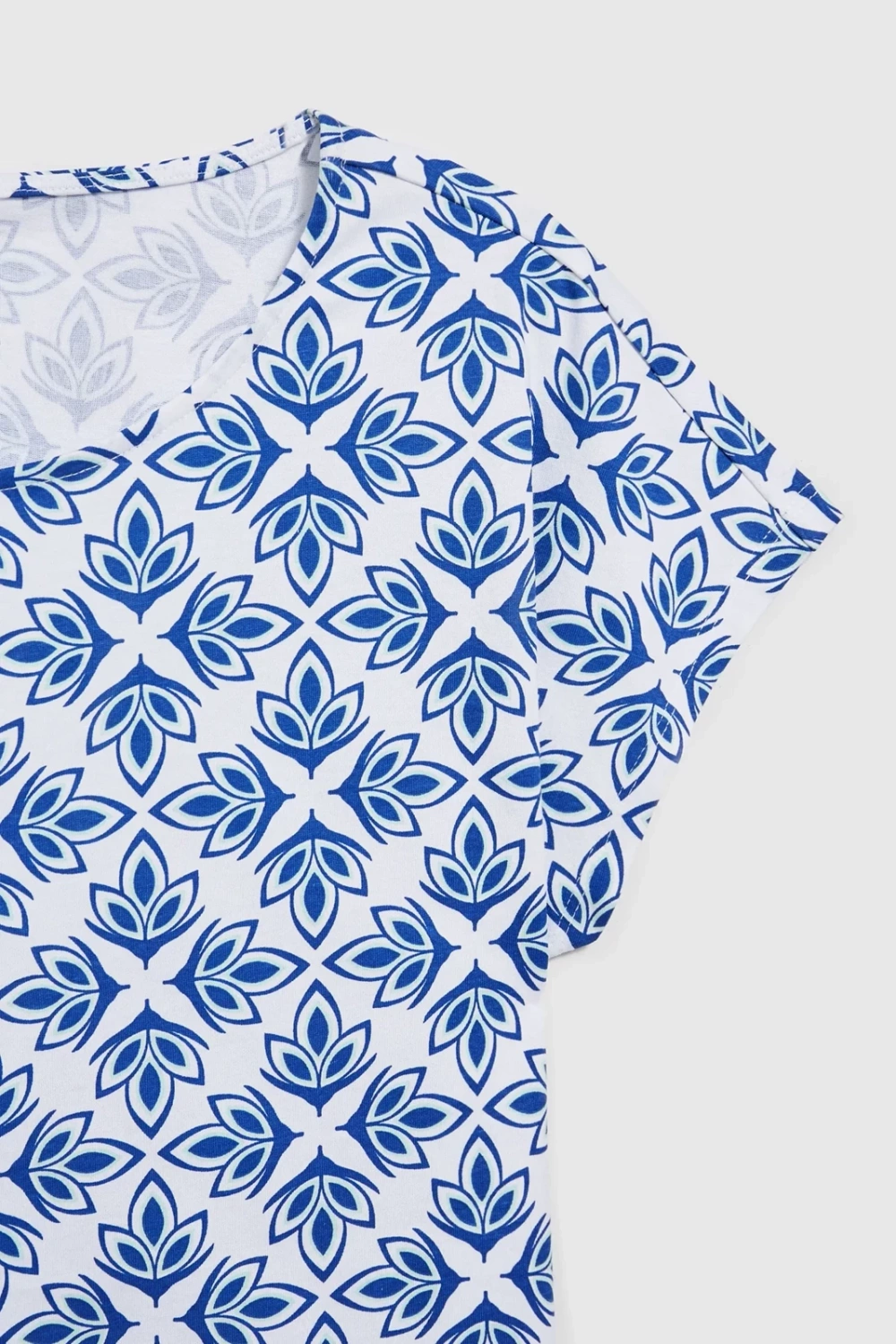 Women's blouse MOODO - white/blue