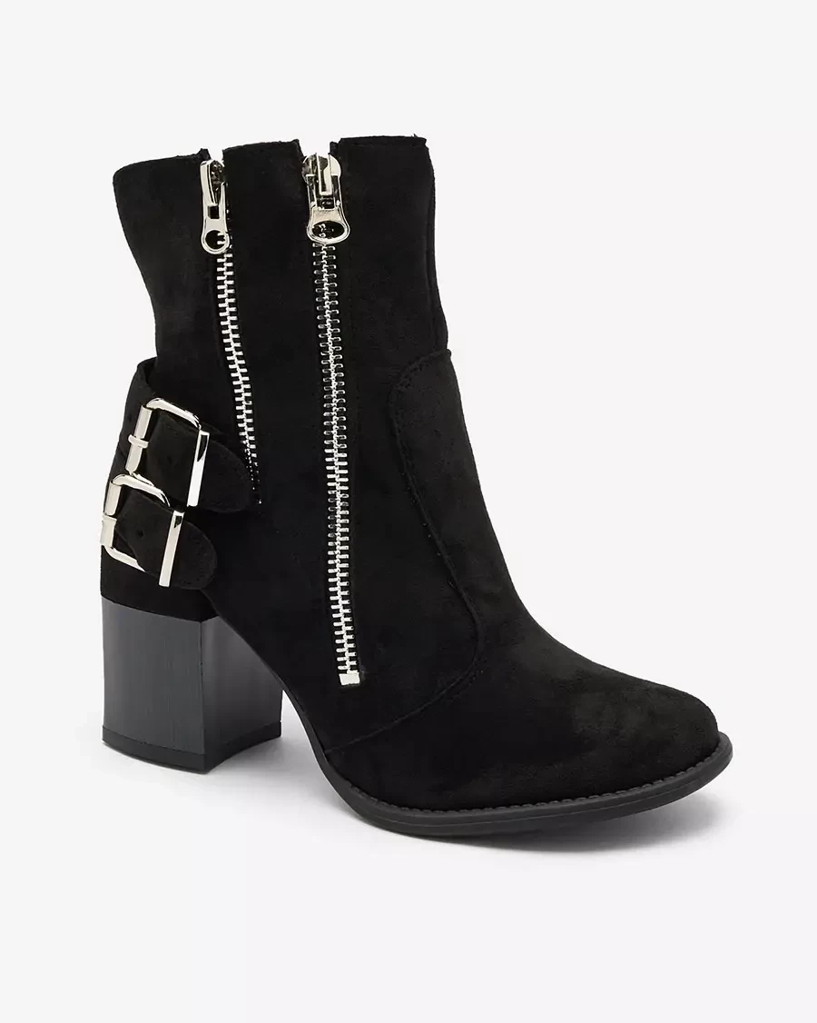 Resti Women&#039;s black boots with Feirrgo decoration