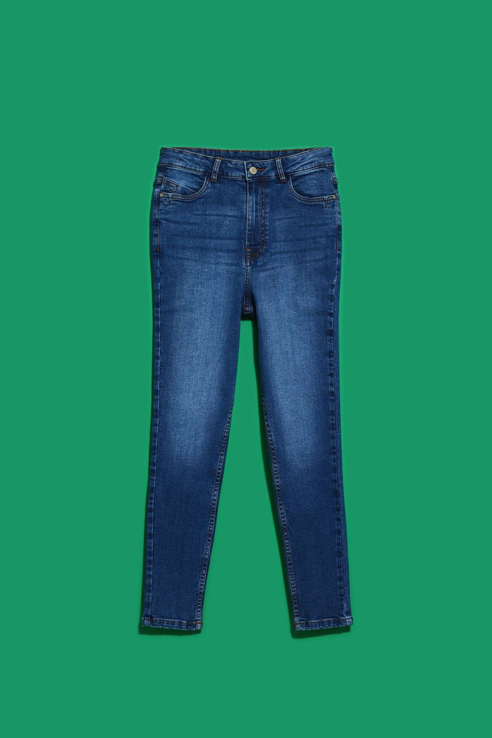 WOMEN'S JEANS L-JE-4002 D.Blue