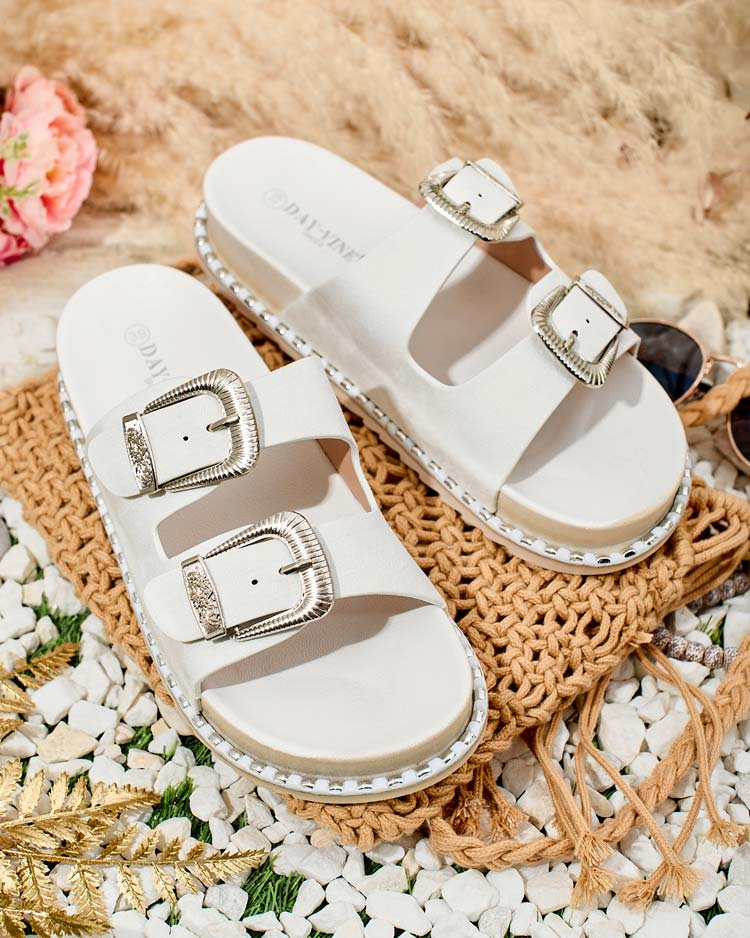 Дамски джапанки Resti Royalfashion Rolii, изработени от екокожа