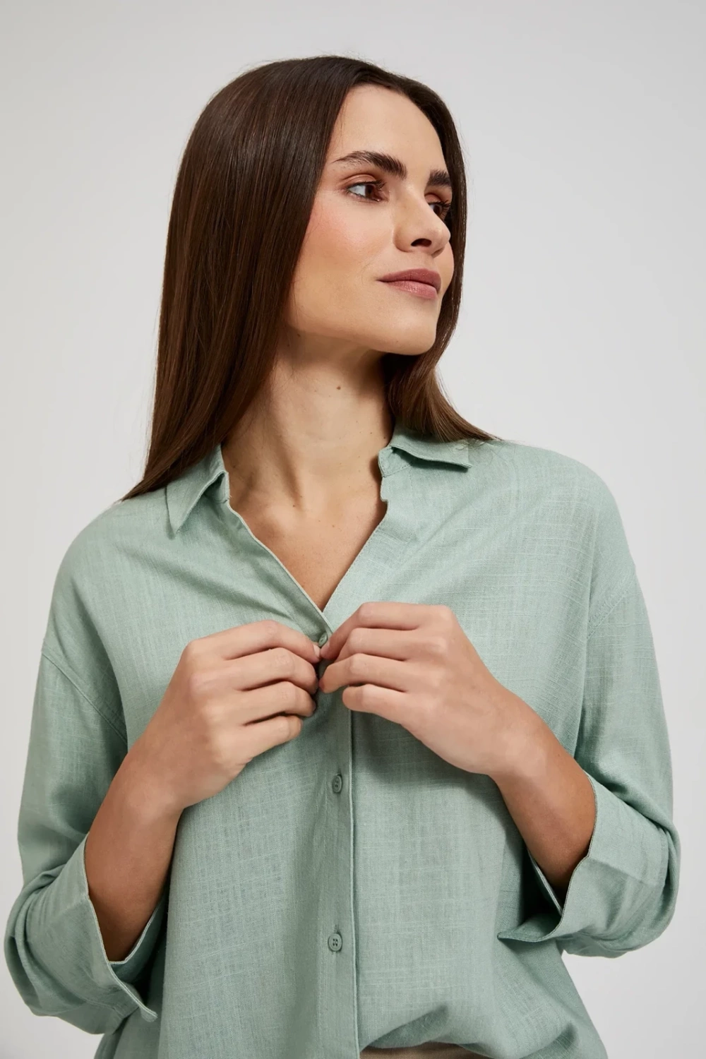 Marisse Women&#039;s Shirt L-Ko-4349 Olive