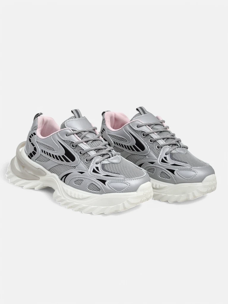 Resti Women's sporty sneakers on a thicker sole Annete