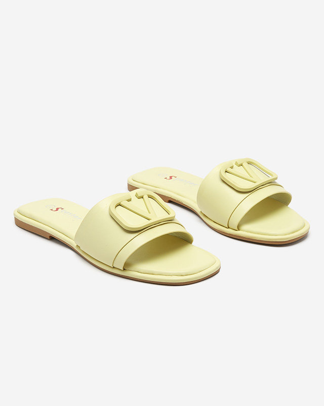 Resti Green women&#039;s eco leather Cartec slippers - Footwear