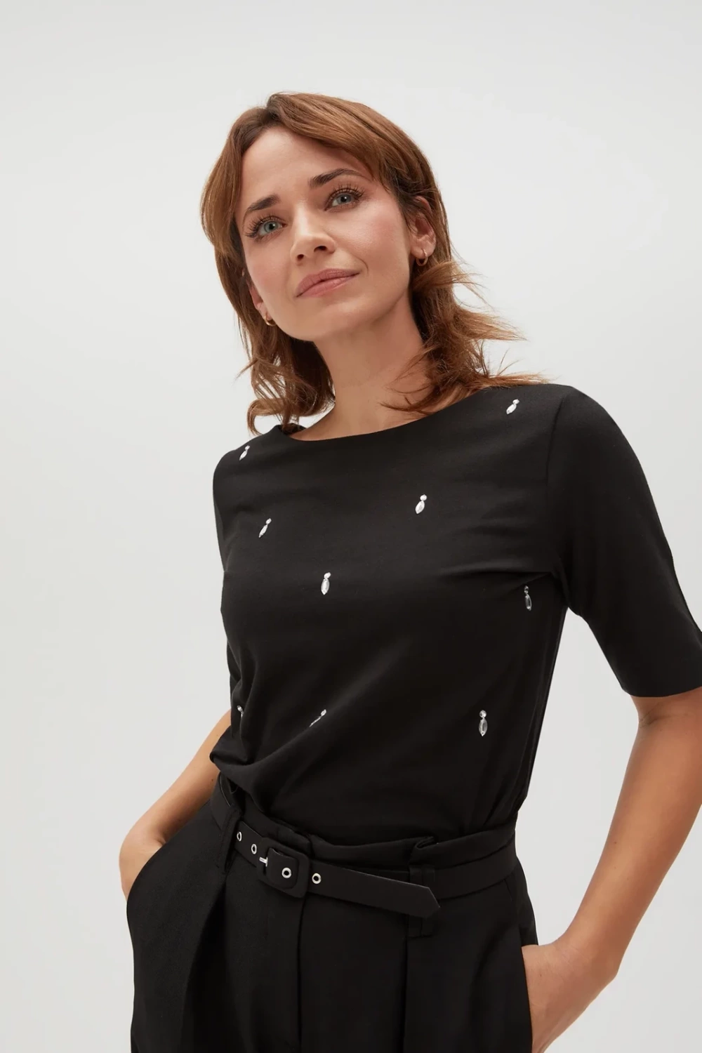 Marisse Women&#039;s Blouse Z-Ts-4537 Black