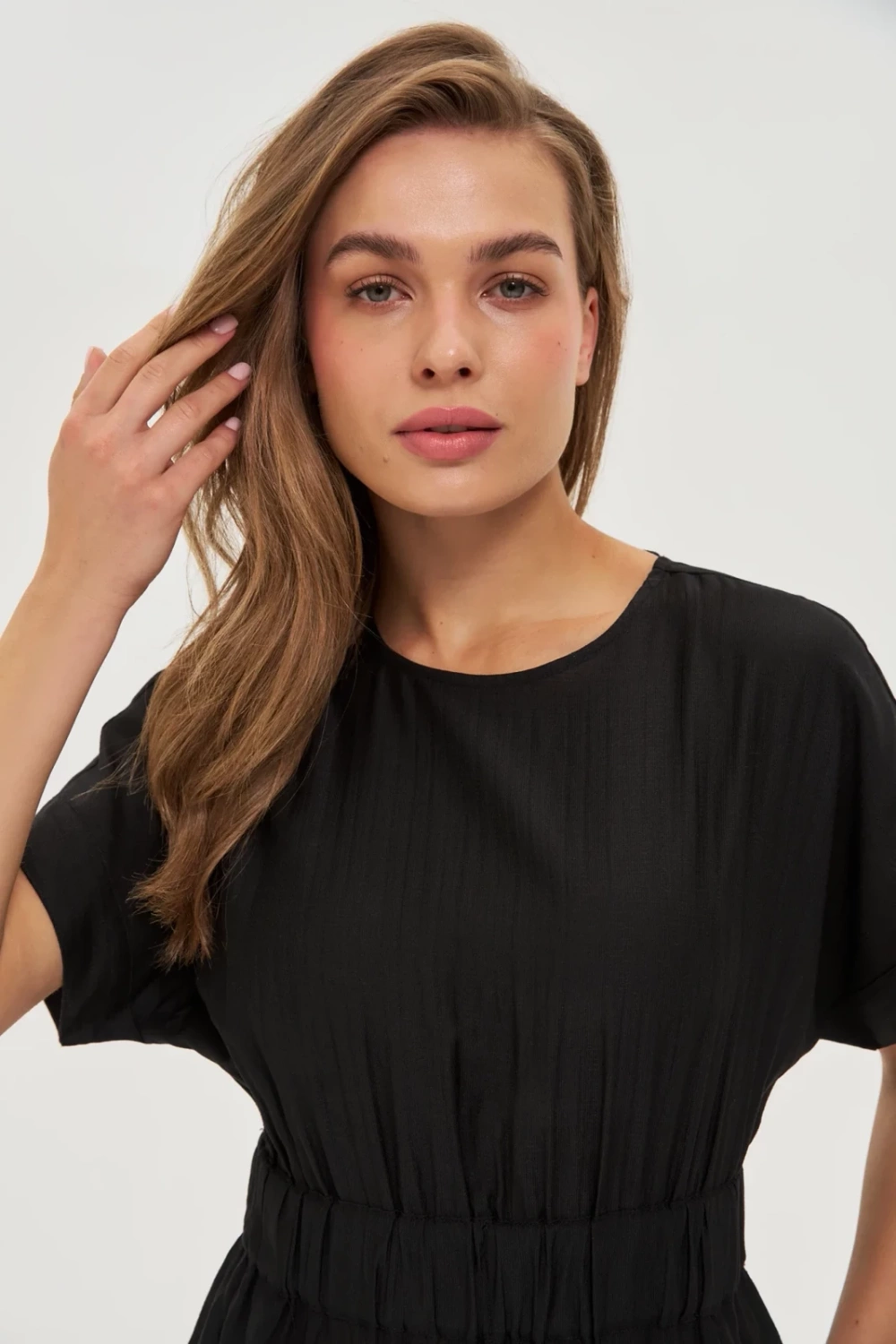Marisse Black Viscose Dress