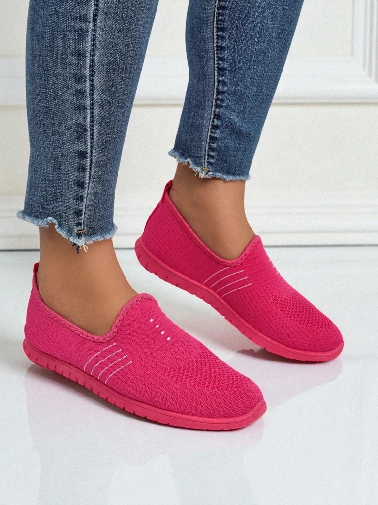 Resti Women's Perseida moccasins comfortable orange fabric for spring and summer