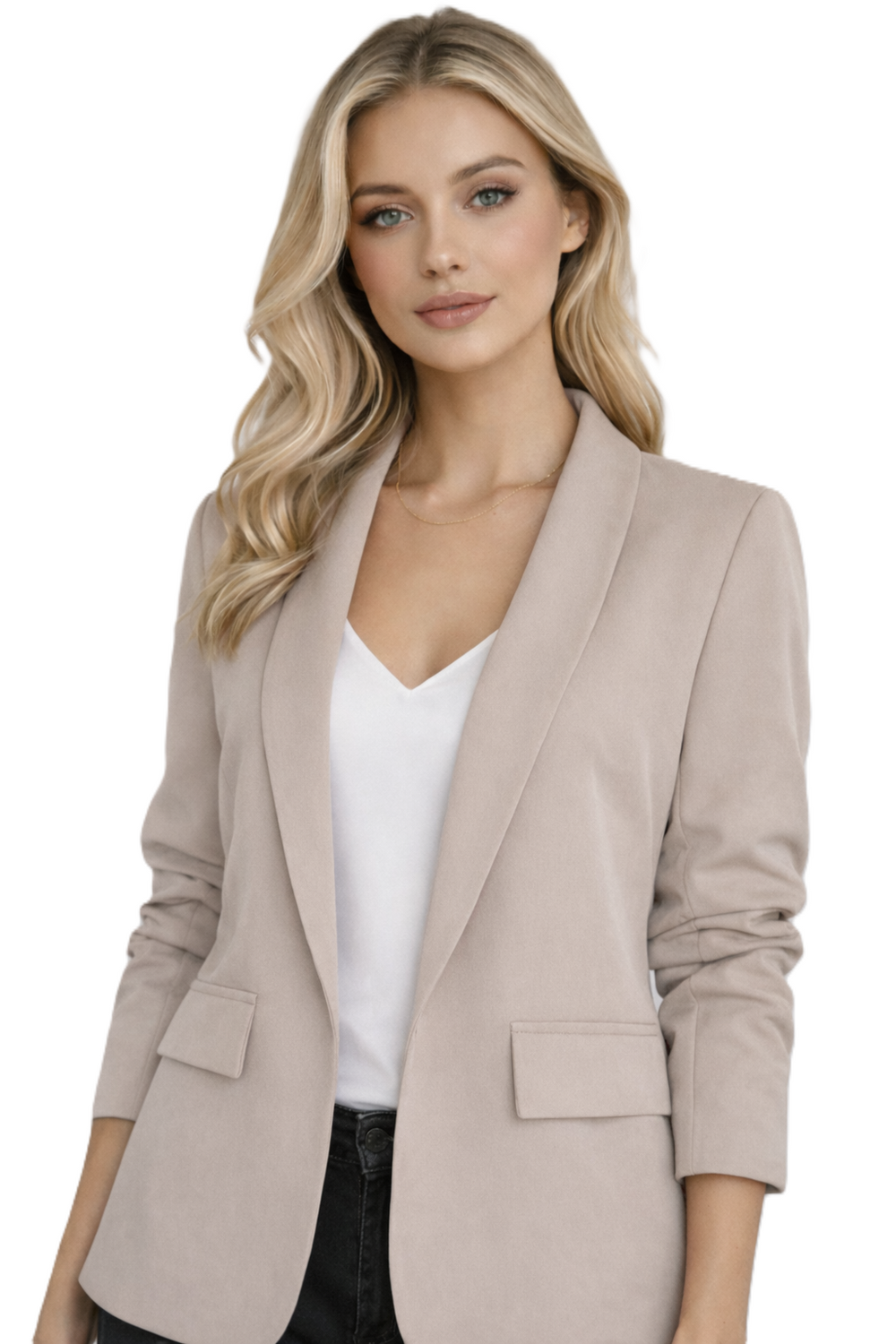 Dámska bunda Fashion Taupe