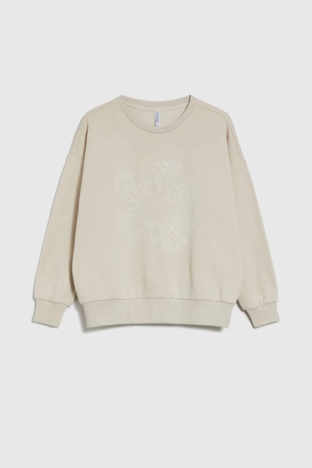 Marisse WOMEN'S SWEATSHIRT Z-BL-4816 L.BEIGE