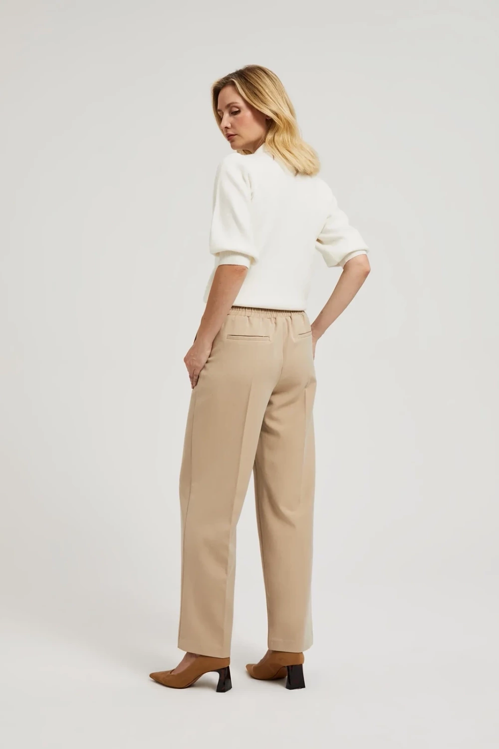 Marisse Women's Trousers Z-Sp-4515 Beige