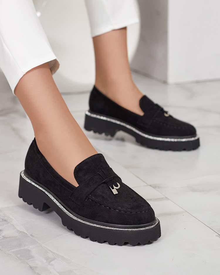 Resti Women&#039;s moccasins with zircons Ali