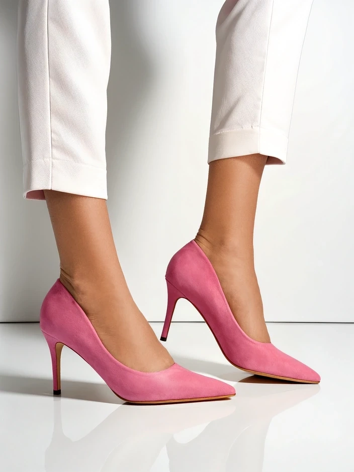 Resti Women's Eco Suede Heels Scazze