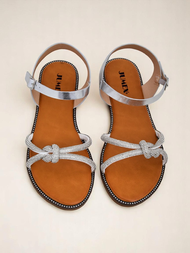 Resti Women&#039;s Sandals with Decorative Rhinestones Bella Shine