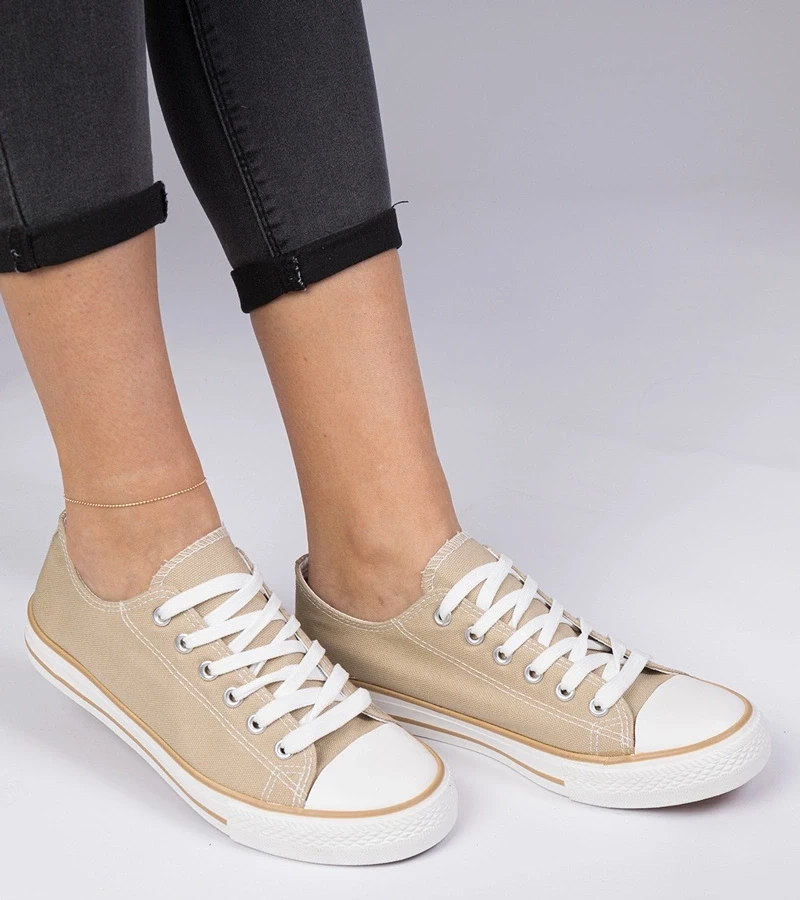 Gemre Pantofi sport clasici bej pentru femei Menfis