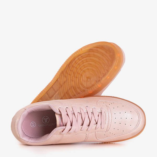 Resti Pink women&#039;s sports shoes glowing Led Dream