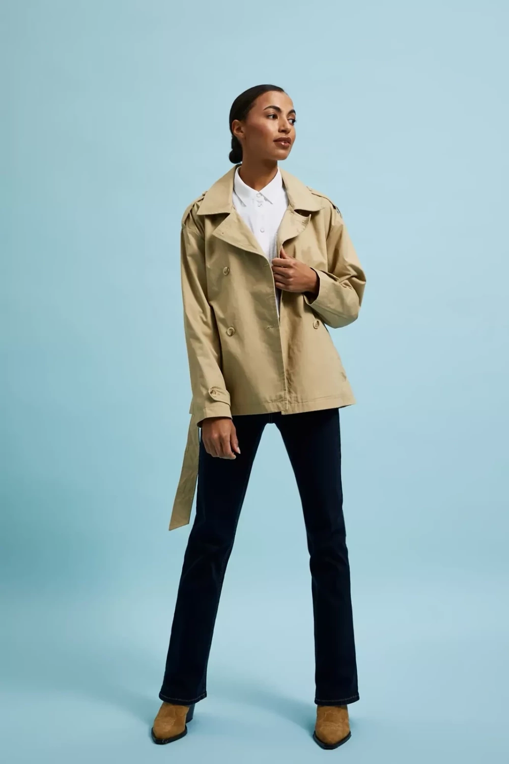 Marisse Women's Jacket L-Ku-4312 Beige