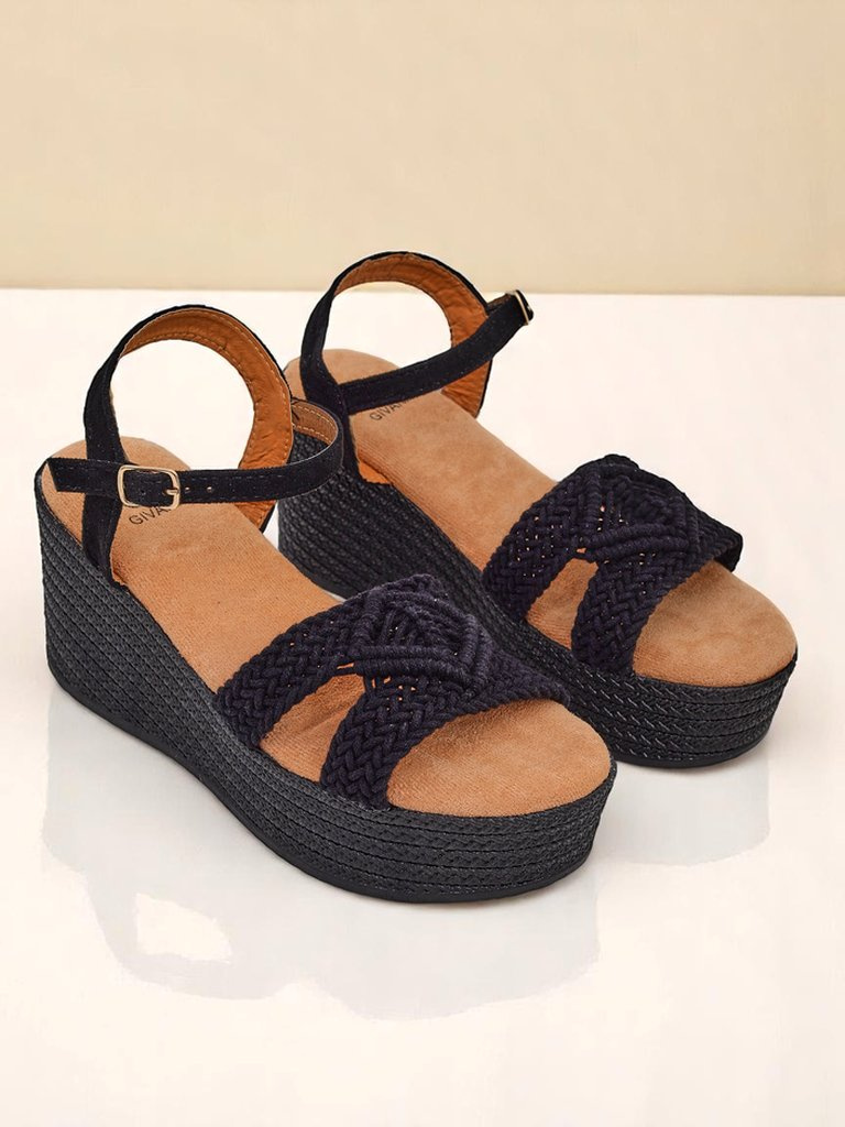 Resti Women's wedge sandals braided Sunny Day