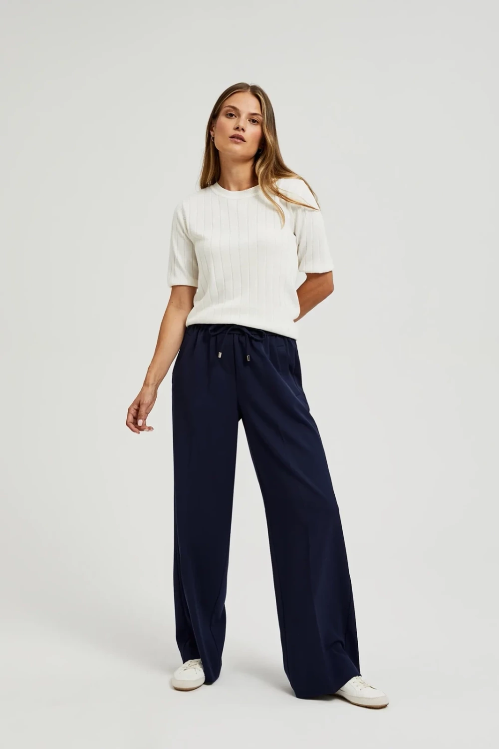 Marisse Women's Trousers Z-Sp-4531 Dark Navy