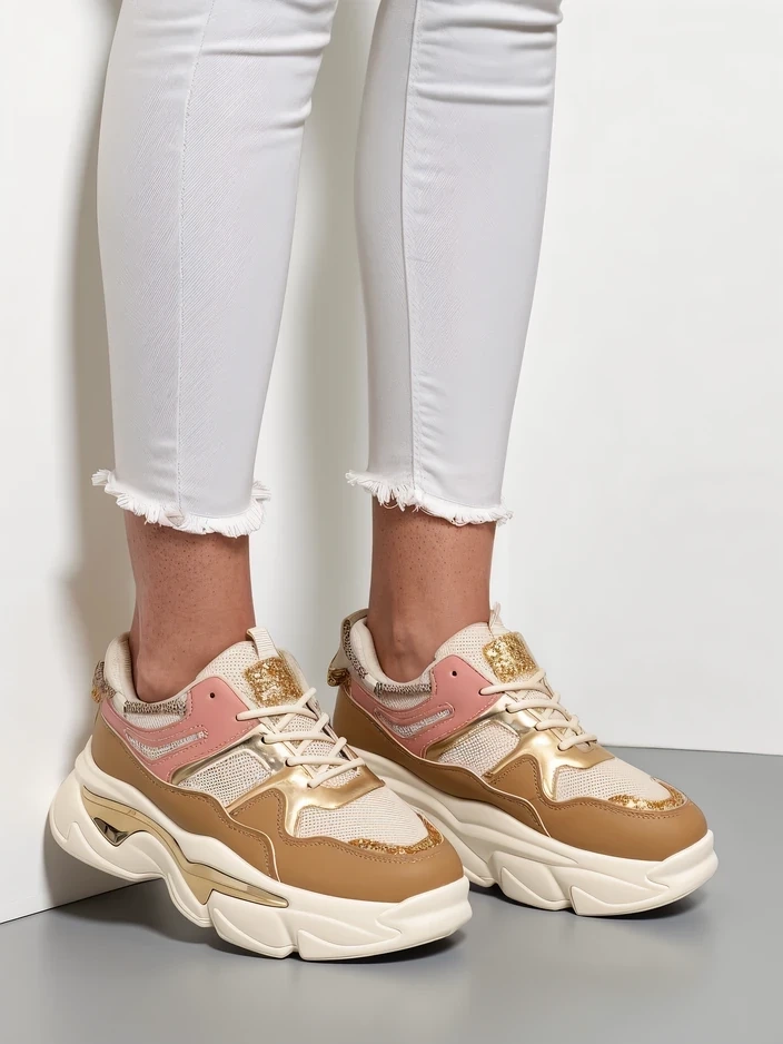 Resti Womens sneakers on a thicker sole Lesalli