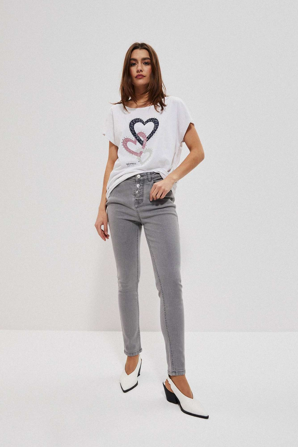 Marisse Push-Up Jeans L-Je-3721 Grey