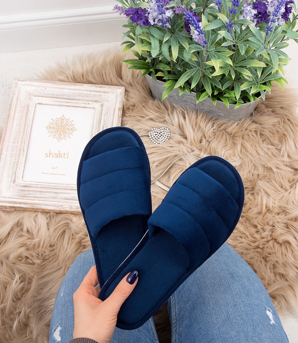 Дамски чехли Natural Style NS-141 сини