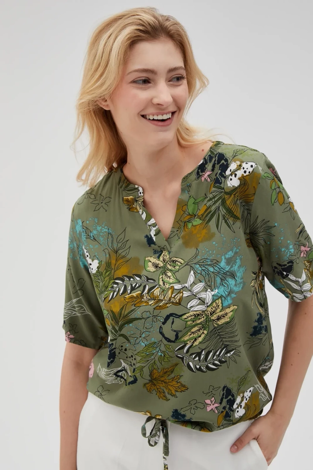 Marisse Women&#039;s Shirt L-Ko-4627 Olive