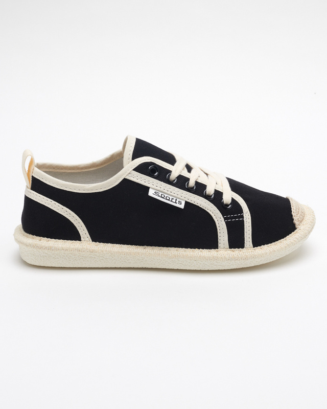 Resti Black Mokida woven women's sneakers - Footwear