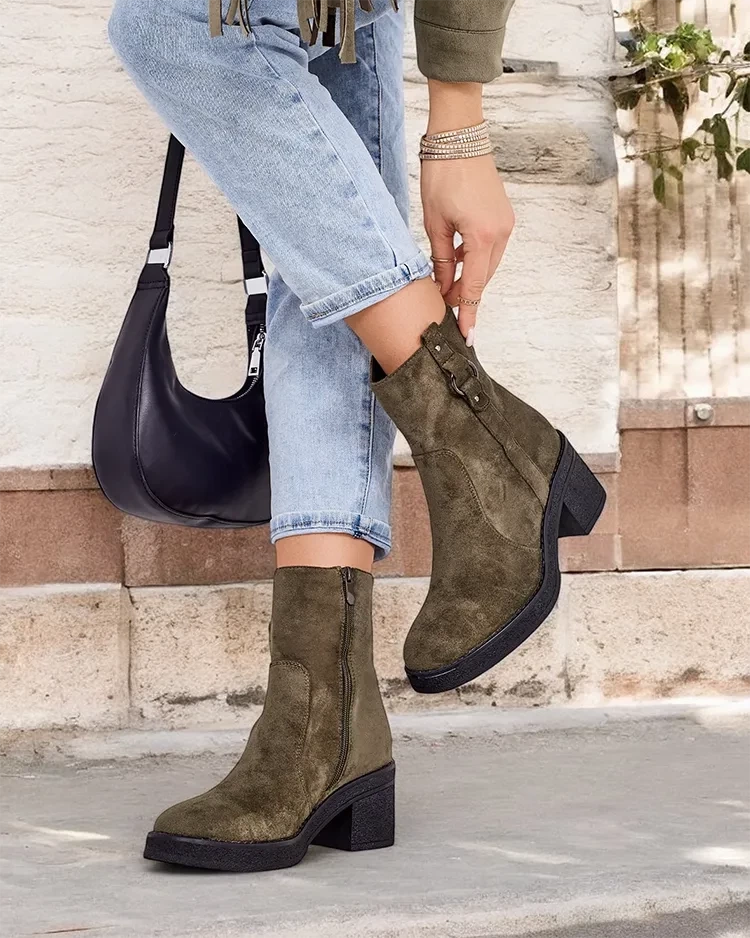 Resti Women&#039;s ankle boots on a pole Boron