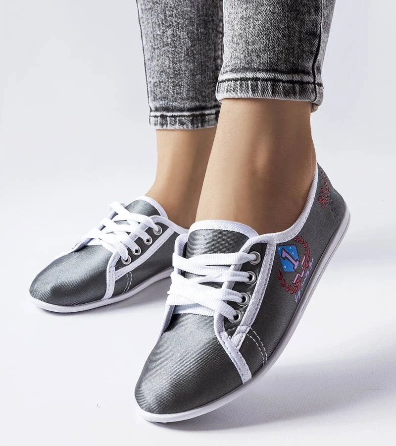 Gemre Pantofi de sport pentru femei Woodstock gri