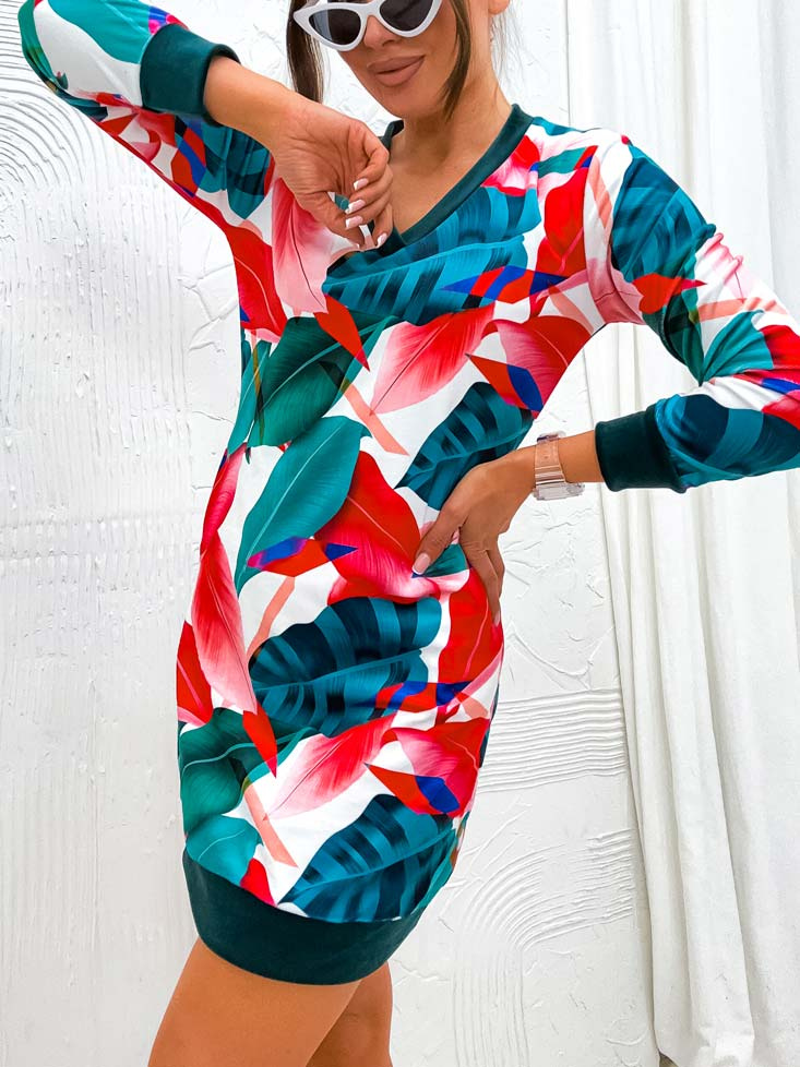 Resti Women's mini dress with original pattern