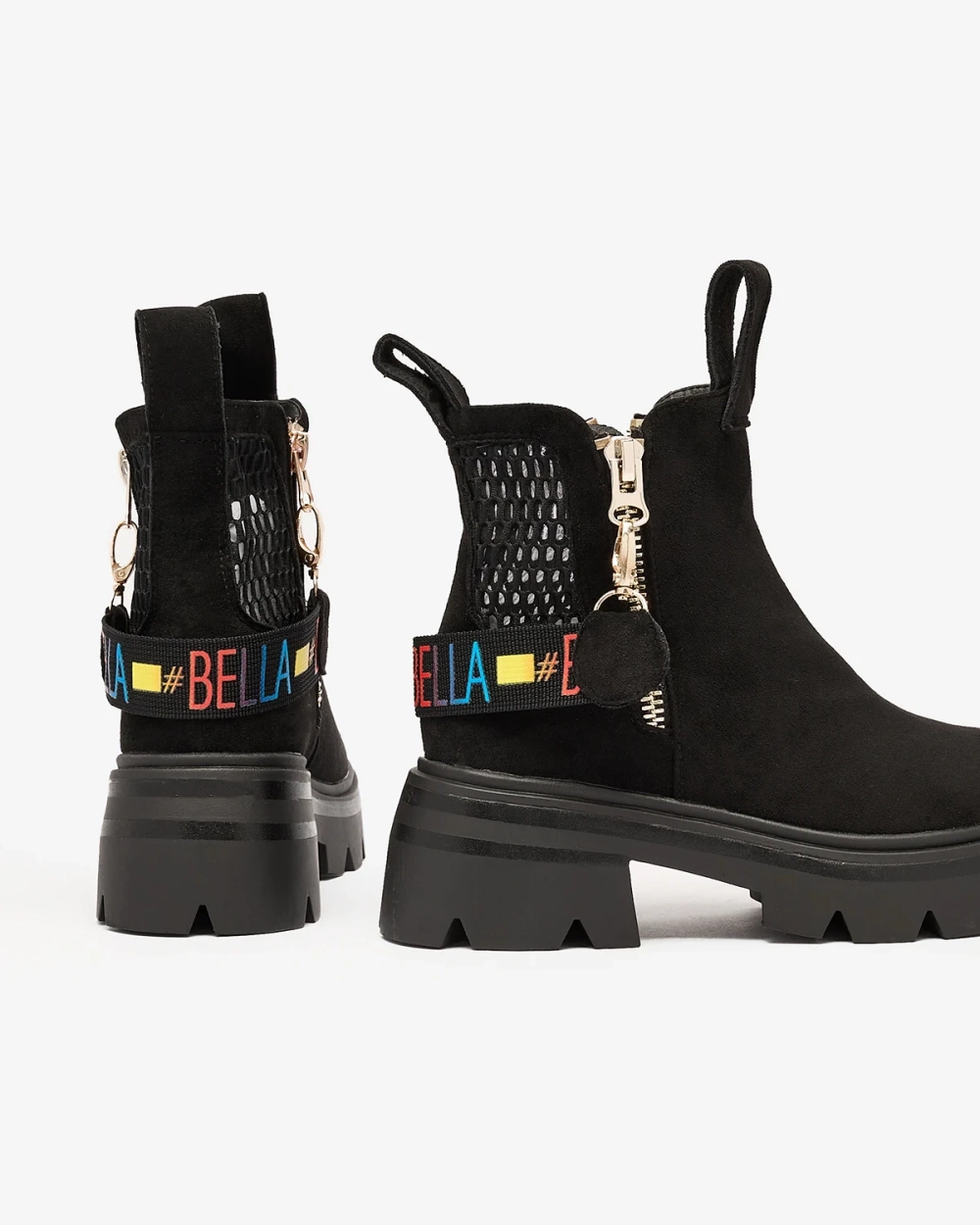 Resti Eco suede women&#039;s boots in black Refaset