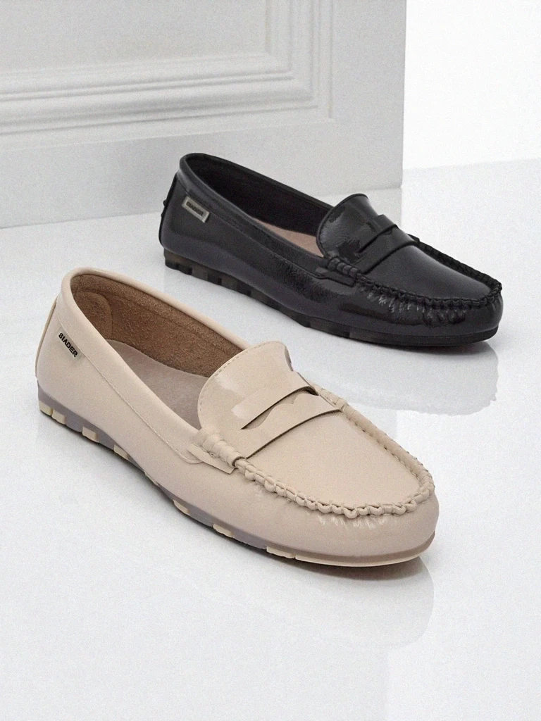 Resti Beige Kallista Women's Loafers - Premium Suede Ecological Leather
