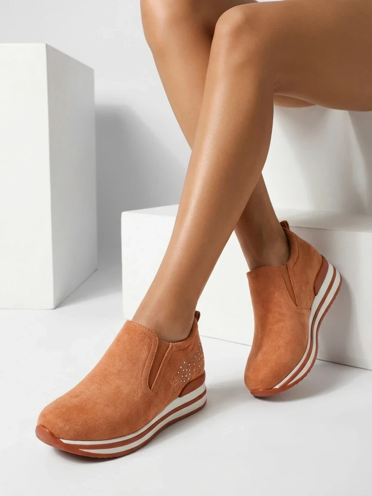 Дамски маратонки Resti със скрита платформа Zenola